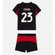 Maillot de foot AC Milan Fikayo Tomori #23 Domicile vêtements enfant 2025-26 Manches Courtes (+ pantalon court)